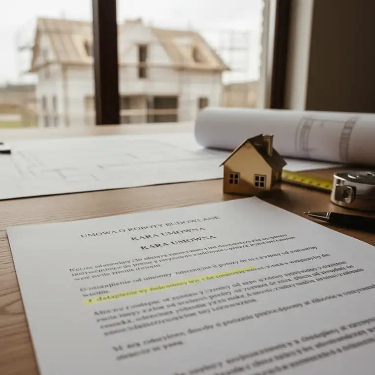 Kara umowna w umowie o roboty budowlane – jak ustalić rozsądną stawkę?