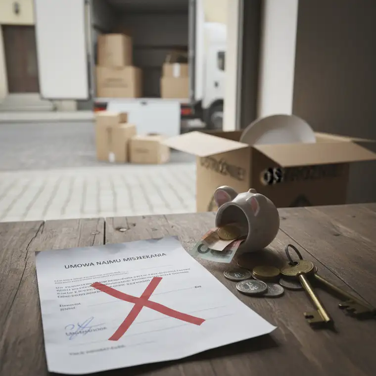 Odstąpienie od umowy najmu mieszkania przed wprowadzeniem się