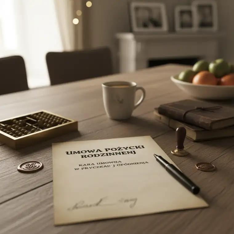 Kara umowna w umowie pożyczki prywatnej w rodzinie jak uniknąć konfliktu