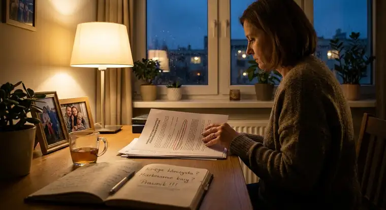 Adwokat omawiający z klientem ryzyko kary umownej w pożyczce prywatnej zabezpieczonej hipoteką oraz możliwe działania obronne